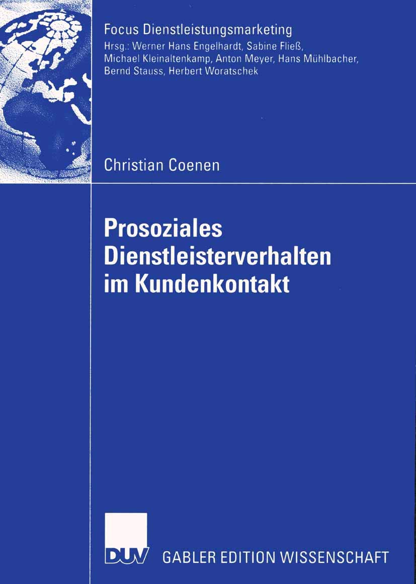 Prosoziales Dienstleisterverhalten im Kundenkontakt book