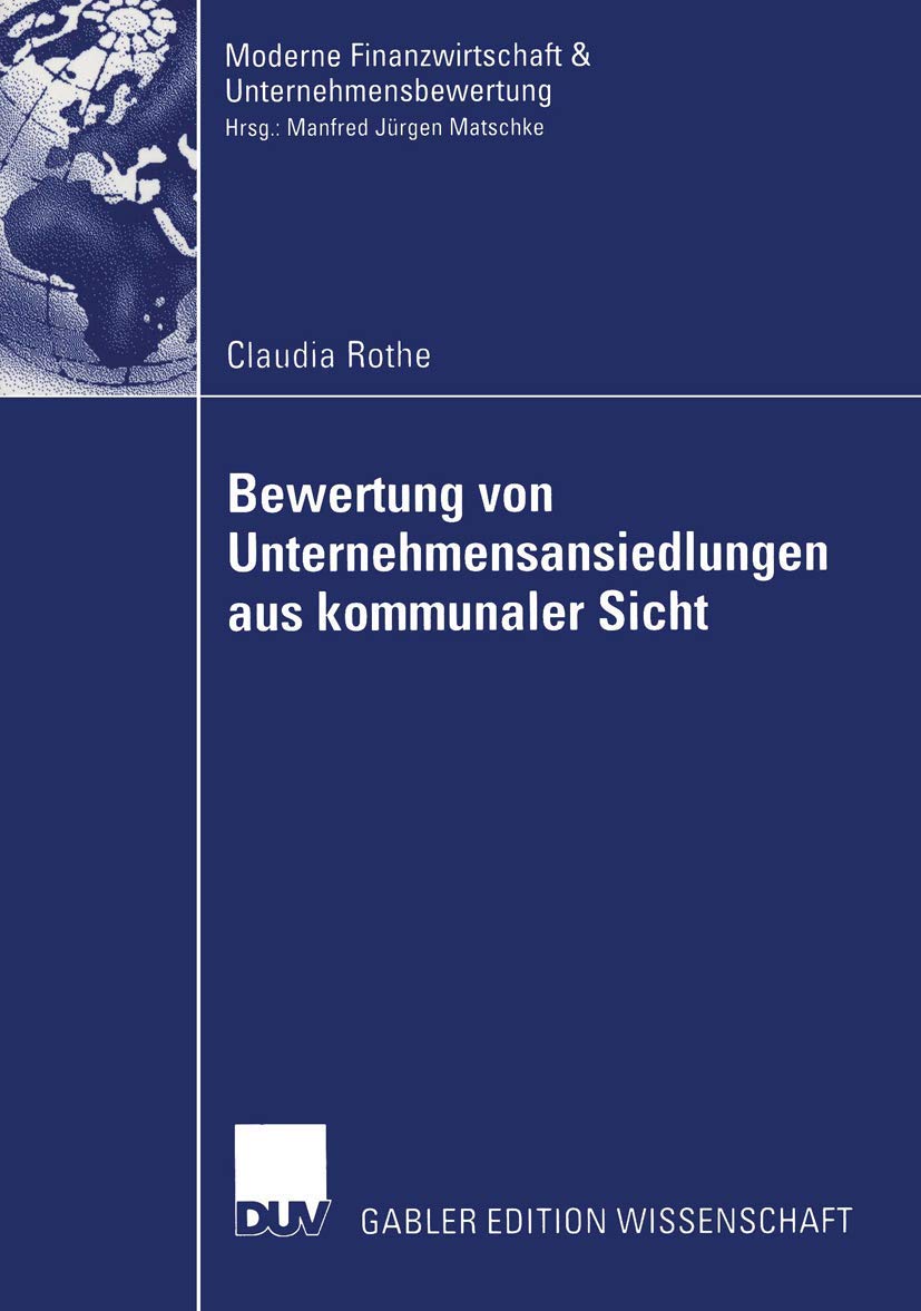 Bewertung von Unternehmensansiedlungen aus kommunaler Sicht Law