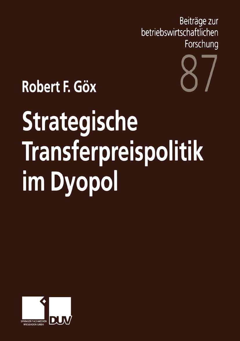 Strategische Transferpreispolitik im Dyopol Law