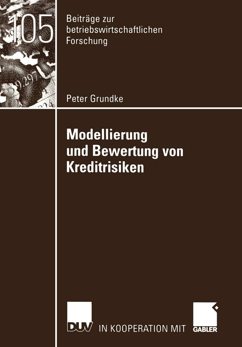 Modellierung und Bewertung von Kreditrisiken book