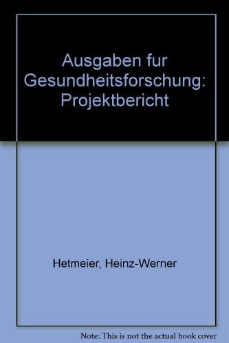 Ausgaben für Gesundheitsforschung Mathematics
