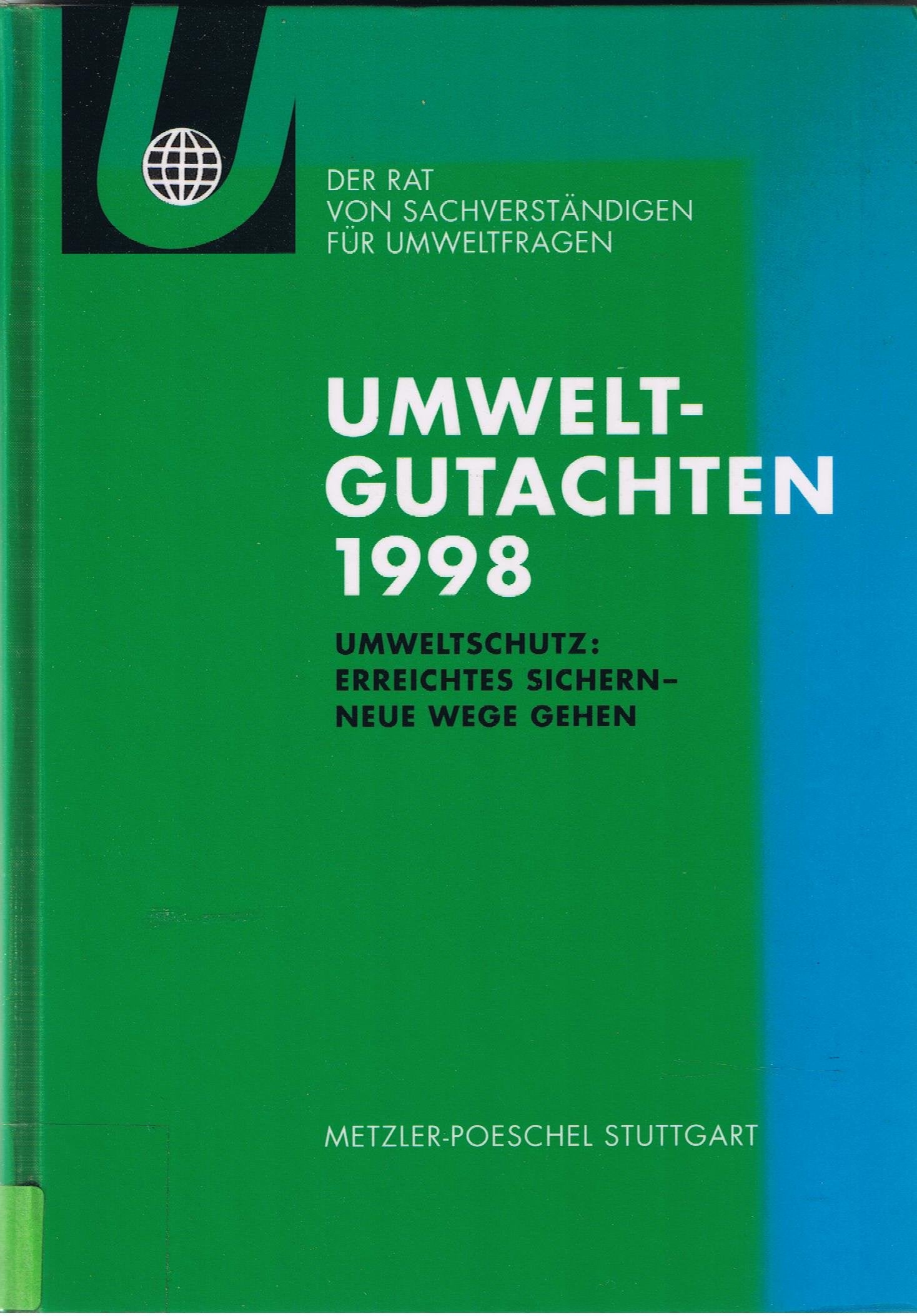 Umweltgutachten 1998 Natural Sciences