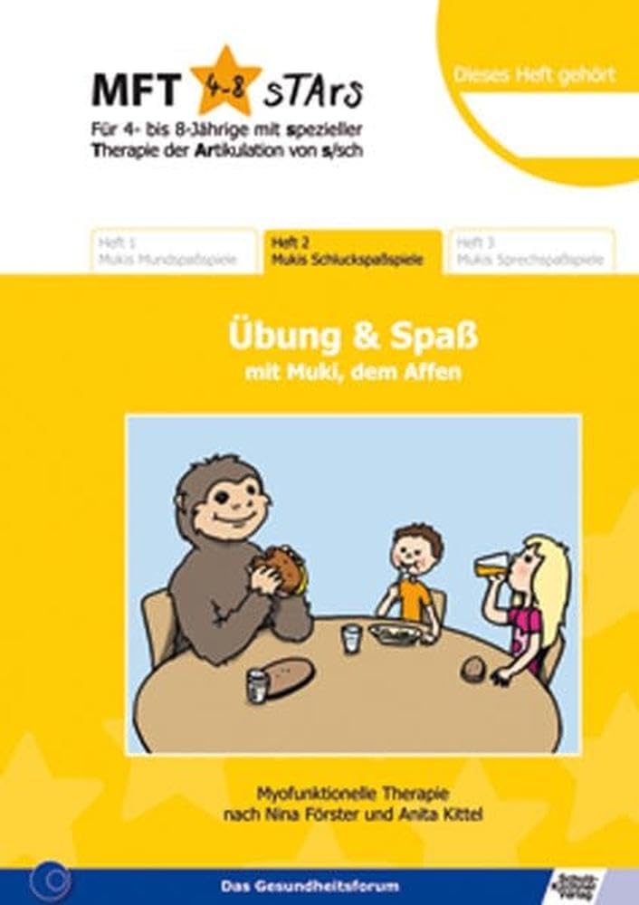 MFT 4-8 Stars - Für 4- bis 8-Jährige mit spezieller Therapie der Artikulation von s/sch - Übung und Spaß mit Muki, dem Affen Medicine