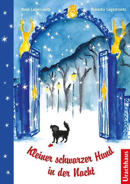 Kleiner schwarzer Hund in der Nacht Social Sciences