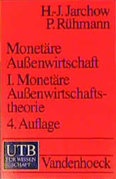 Monetäre Aussenwirtschaftstheorie (UTB M: Uni-Taschenbücher) Law
