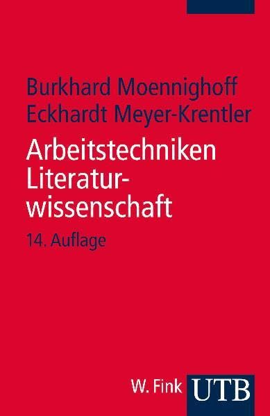 Arbeitstechniken Literaturwissenschaft Contemporary literature
