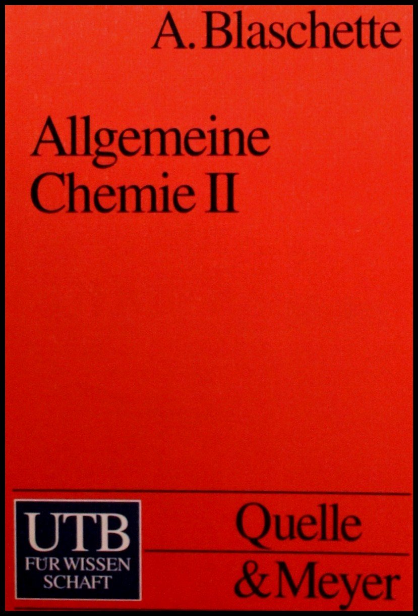 Allgemeine Chemie II Business & Technology