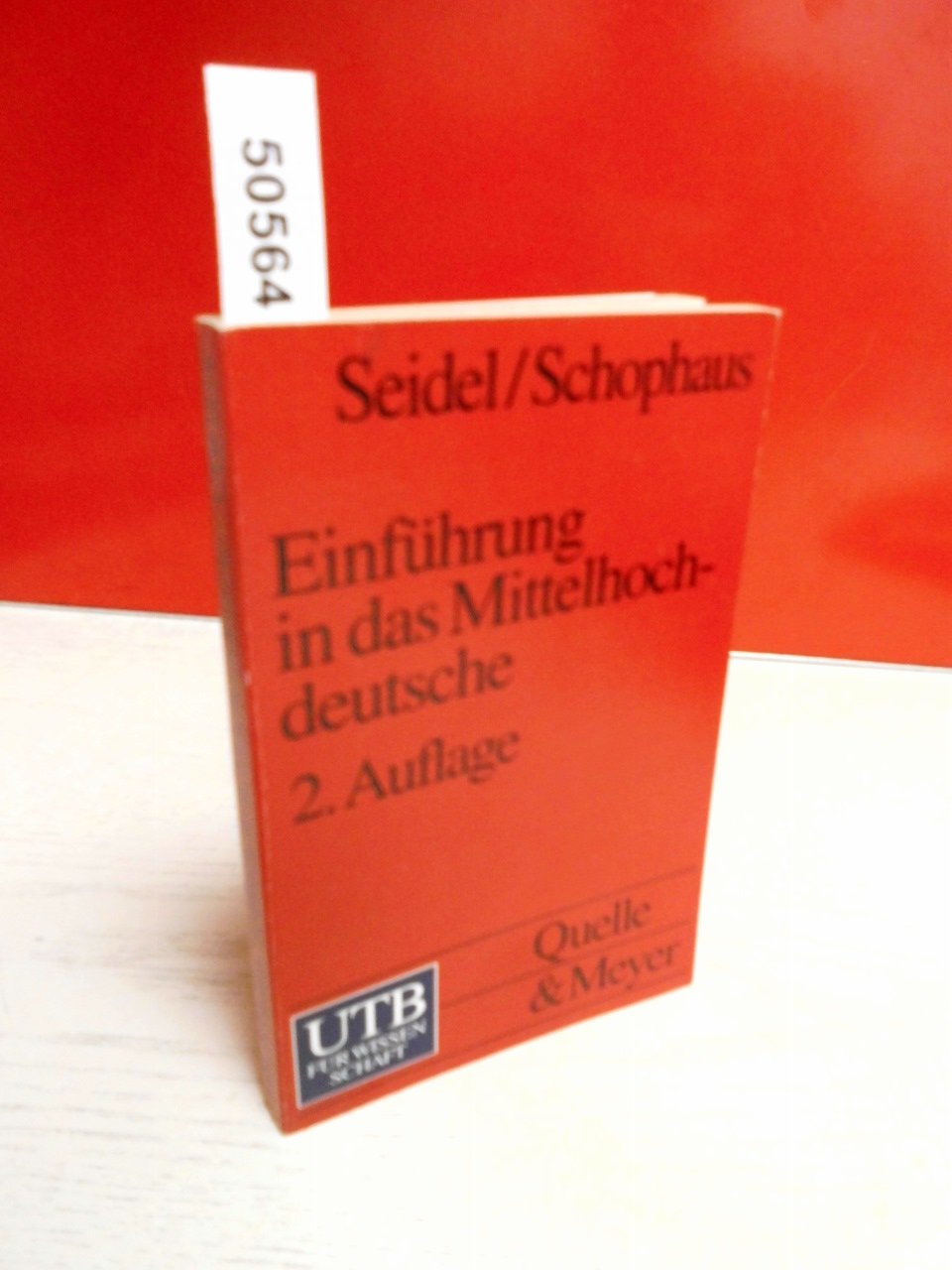 Einführung in das Mittelhochdeutsche (UTB S (Small-Format): Uni-Taschenbücher) Books