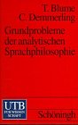 Grundprobleme der analytischen Sprachphilosophie: Von Frege zu Dummett Books
