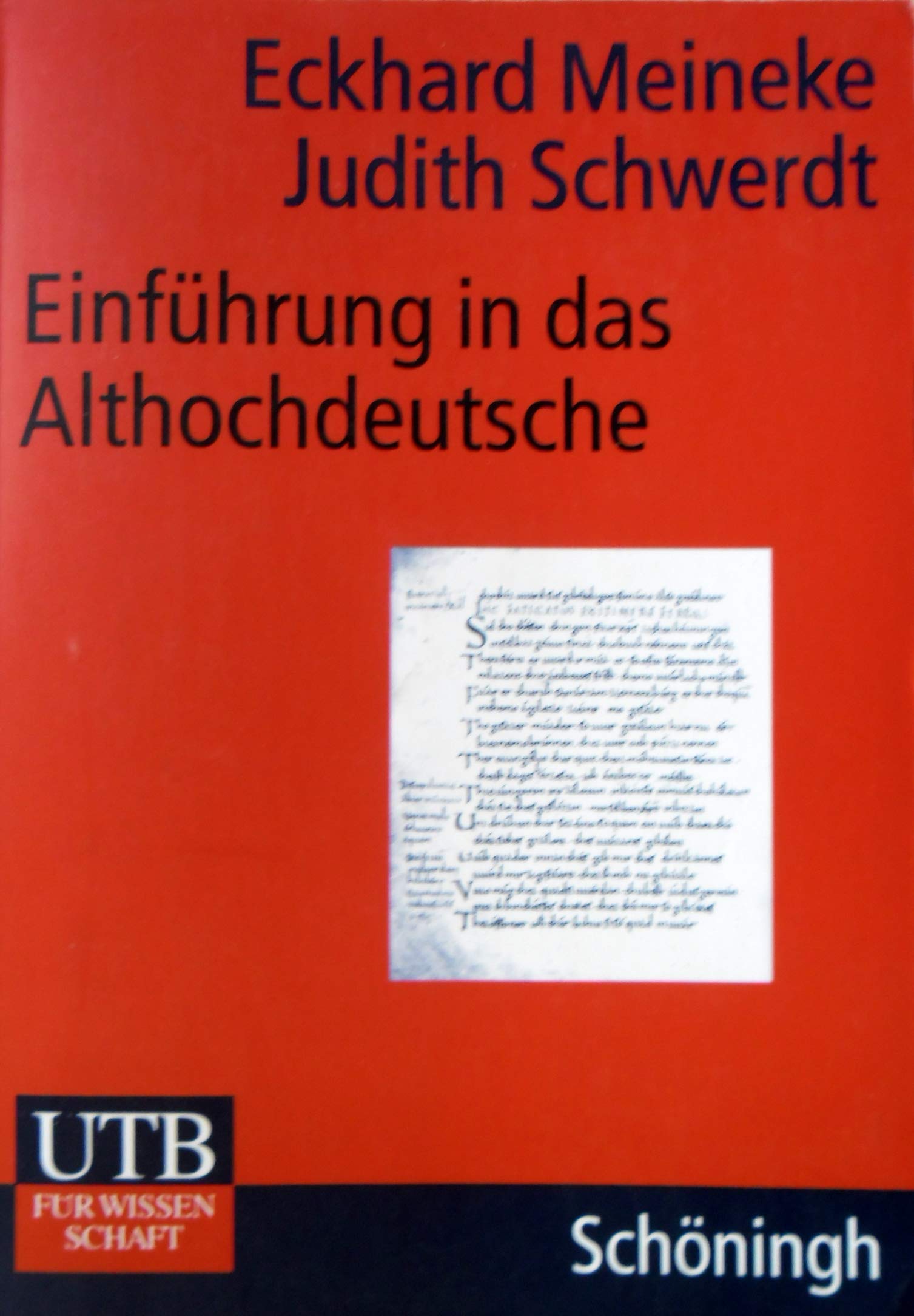 Einführung in das Althochdeutsche (UTB M: Uni-Taschenbücher) Contemporary literature
