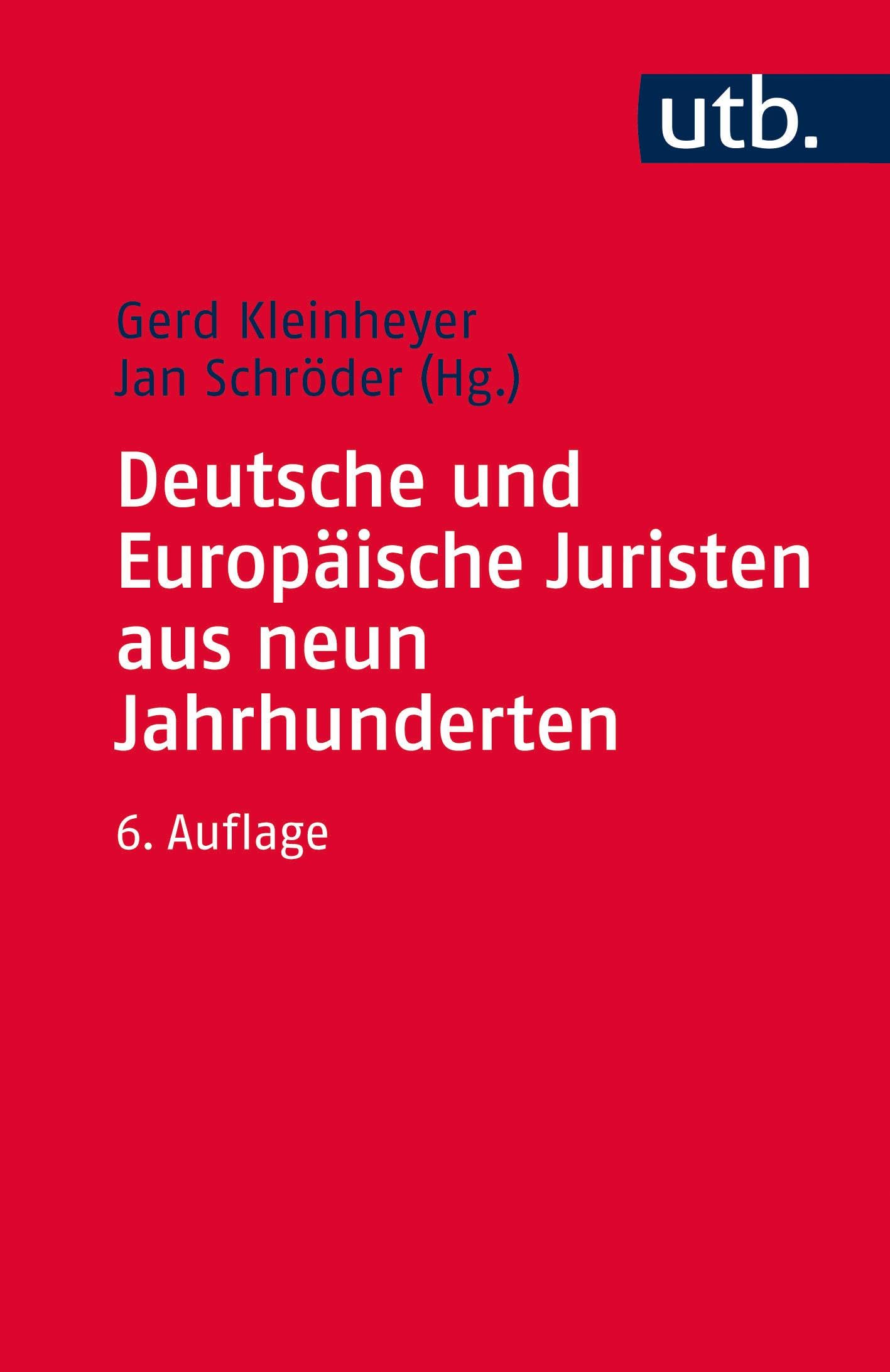 Deutsche und Europäische Juristen aus neun Jahrhunderten Coffee Table Books