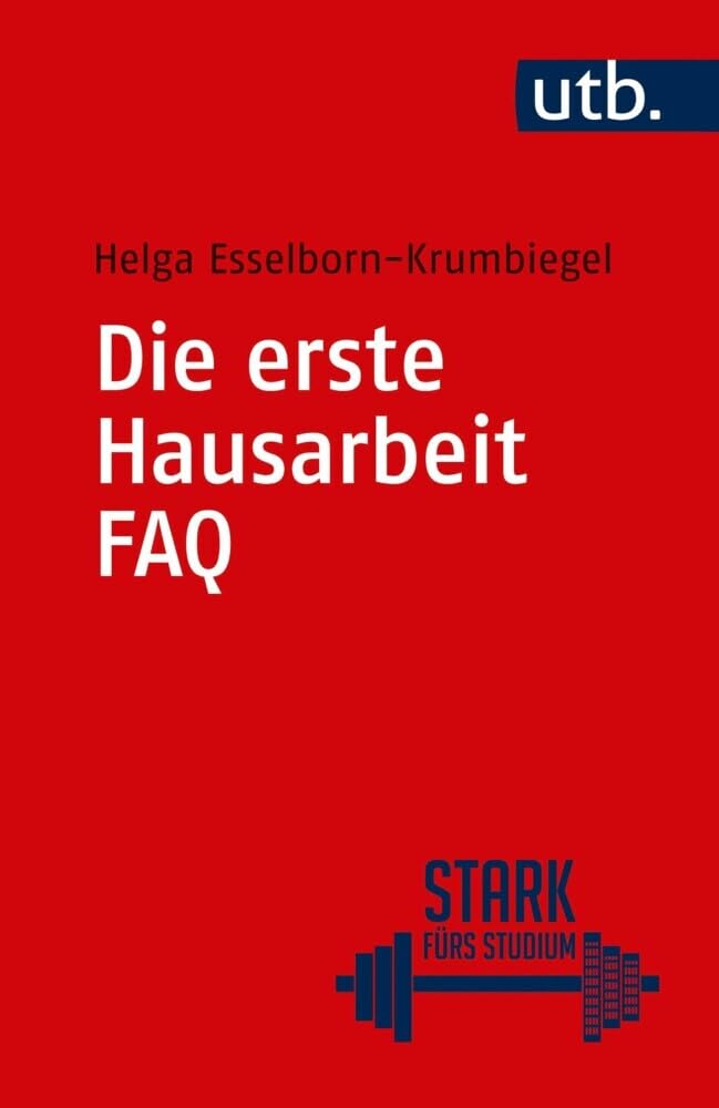 Die erste Hausarbeit - FAQ General education