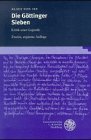 Die Göttinger Sieben: Kritik einer Legende (Beiträge zur neueren Literaturgeschichte) Social Sciences
