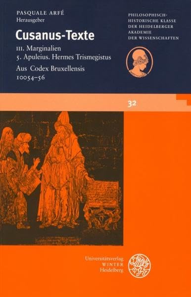 Apuleius. Hermes Trismegistus. Aus Codex Bruxellensis 10054-56 Philosophy Books