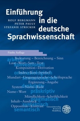 Einführung in die deutsche Sprachwissenschaft Contemporary literature