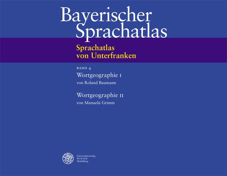 Sprachatlas von Unterfranken (SUF) / Wortgeographie I: Heu- und Getreideernte, Ackerbau, Boden und Flur, Düngung. Wortgeographie II: Rindvieh, ... Geflügel und weitere Haustiere Social Sciences