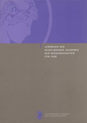 Jahrbuch der Heidelberger Akademie der Wissenschaften für 2008 book