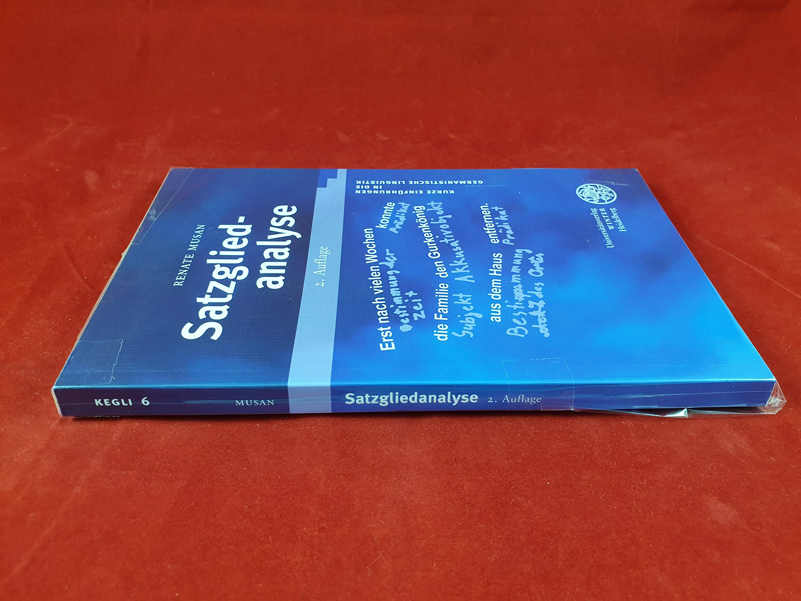 Satzgliedanalyse (Kurze Einführungen in die germanistische Linguistik - KEGLI) Contemporary literature