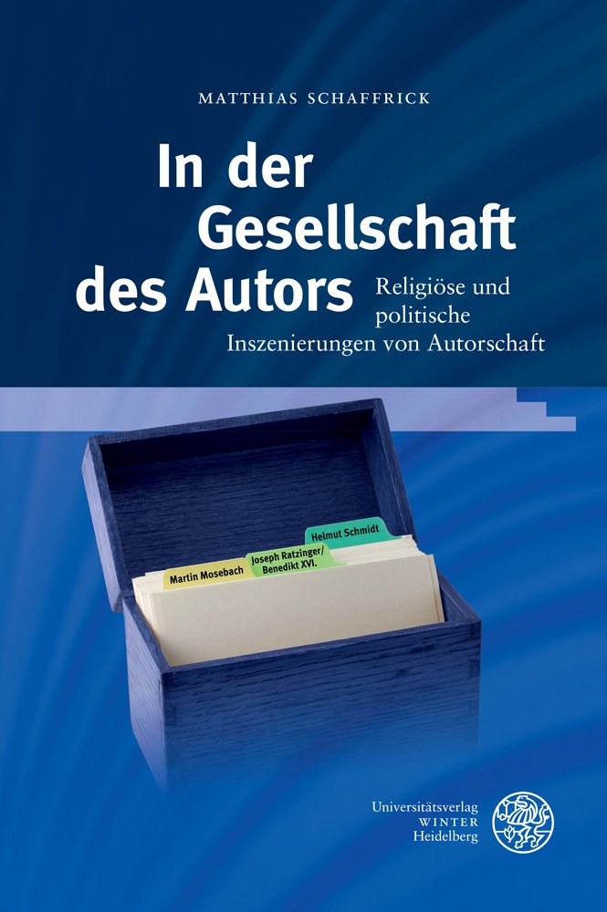 In der Gesellschaft des Autors Contemporary literature