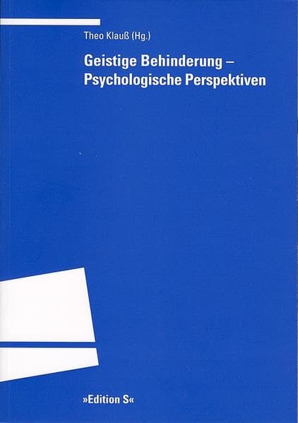 Geistige Behinderung – Psychologische Perspektiven Education & Training
