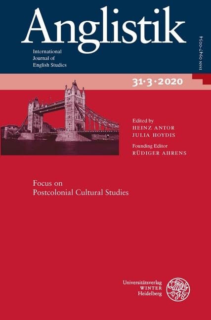 Anglistik. International Journal of English Studies. Volume 31:3 (2020): Focus on Postcolonial Cultural Studies Books