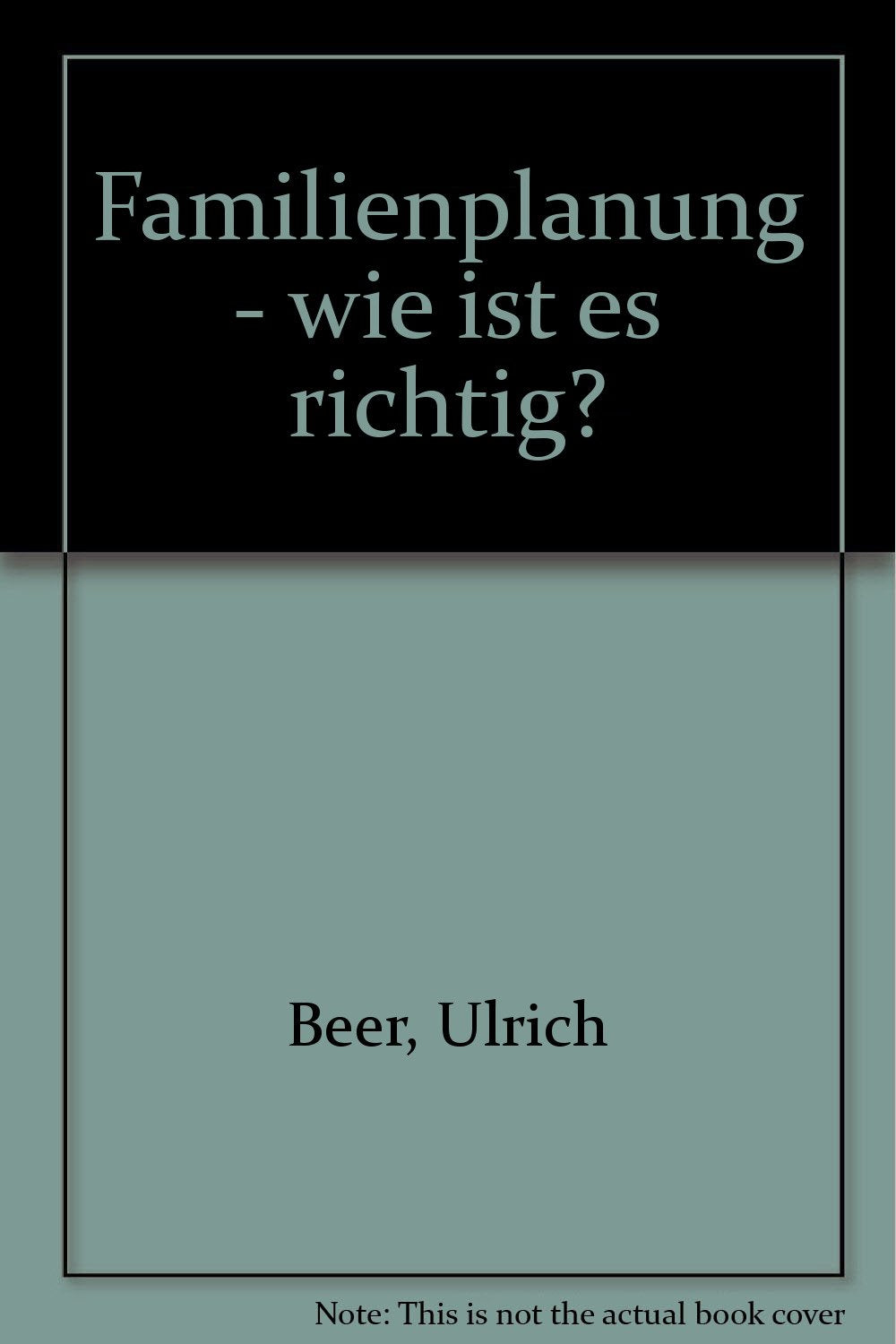 Familienplanung - wie ist es richtig? Law