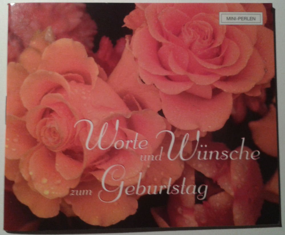 Worte und Wünsche zum Geburtstag (Mini-Perlen) Lifestyle