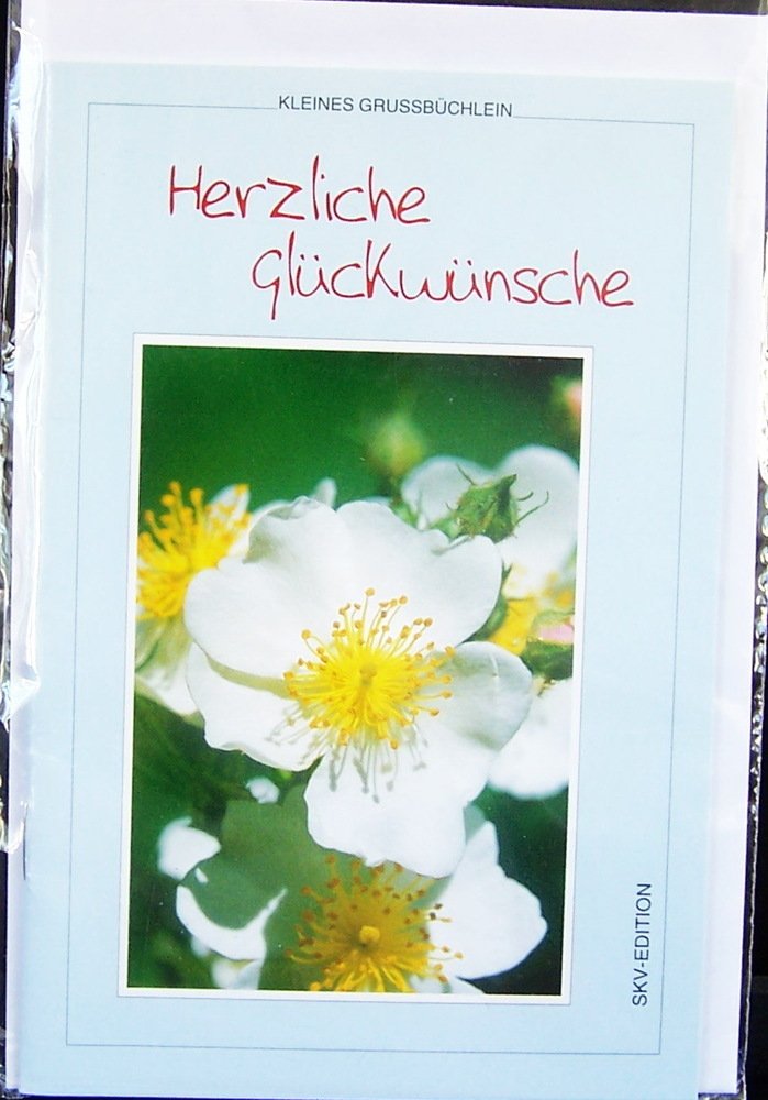 Herzliche Glückwünsche: Verkaufseinheit (Kleine Grussbüchlein) Lifestyle