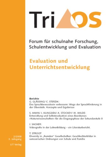 TriOS - Forum für schulnahe Forschung, Schulentwicklung und Evaluation Books