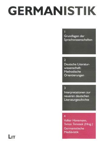 Germanistische Mediävistik (Münsteraner Einführungen in das Studium der Sprachen und Literaturen) Professional & Reference Books