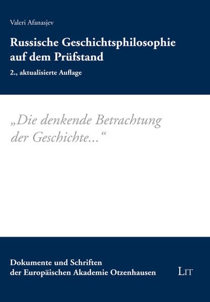 Russische Geschichtsphilosophie auf dem Prüfstand Philosophy