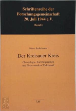 Der Kreisauer Kreis. Chronologie, Kurzbiographien und Texte aus dem Widerstand Politics & History