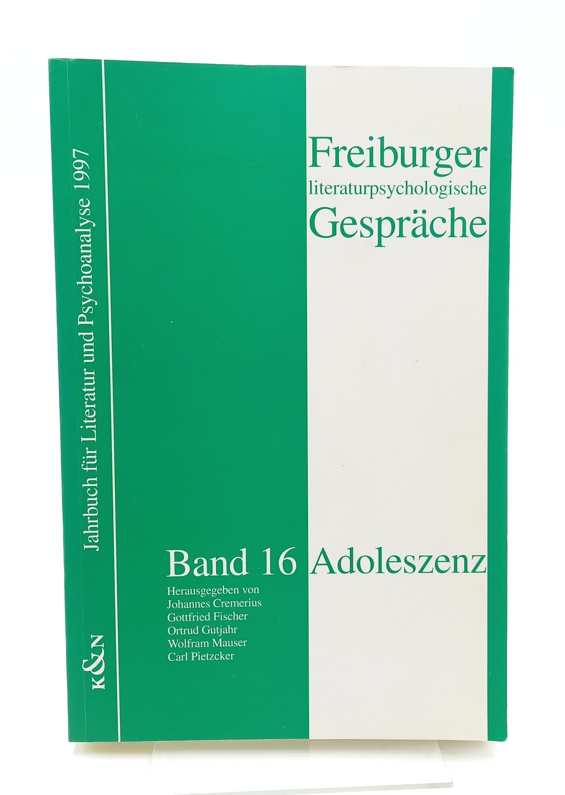 Freiburger literaturpsychologische Gespräche, Bd.16, Adoleszenz Contemporary literature
