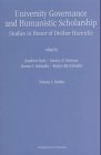 Academic Governance and Humanistic Scholarship: Volume 1: Studies in Honor of Diether Haenicke: Studies in Honor of Diether Haenicke. (partly in german language) Contemporary literature Books