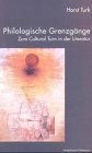 Philologische Grenzgänge: Zum Cultural turn in der Literatur Contemporary literature