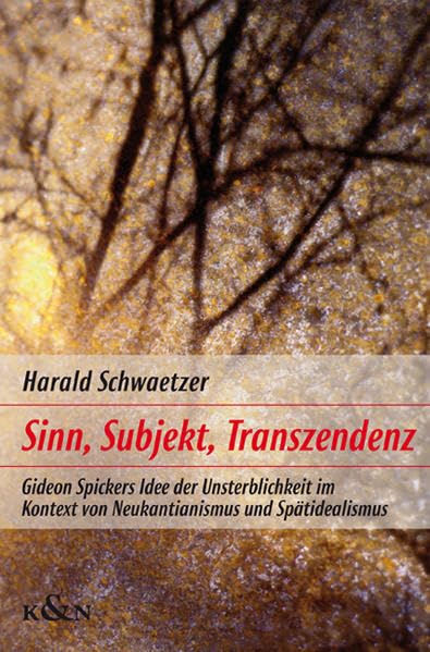 Sinn, Subjekt, Transzendenz: Gideon Spickers Idee der Unsterblichkeit im Kontext von Neukantianismus und Spätidealismus: Gideon Spickers Idee der ... (Trierer Studien zur Kulturphilosphie) Philosophy