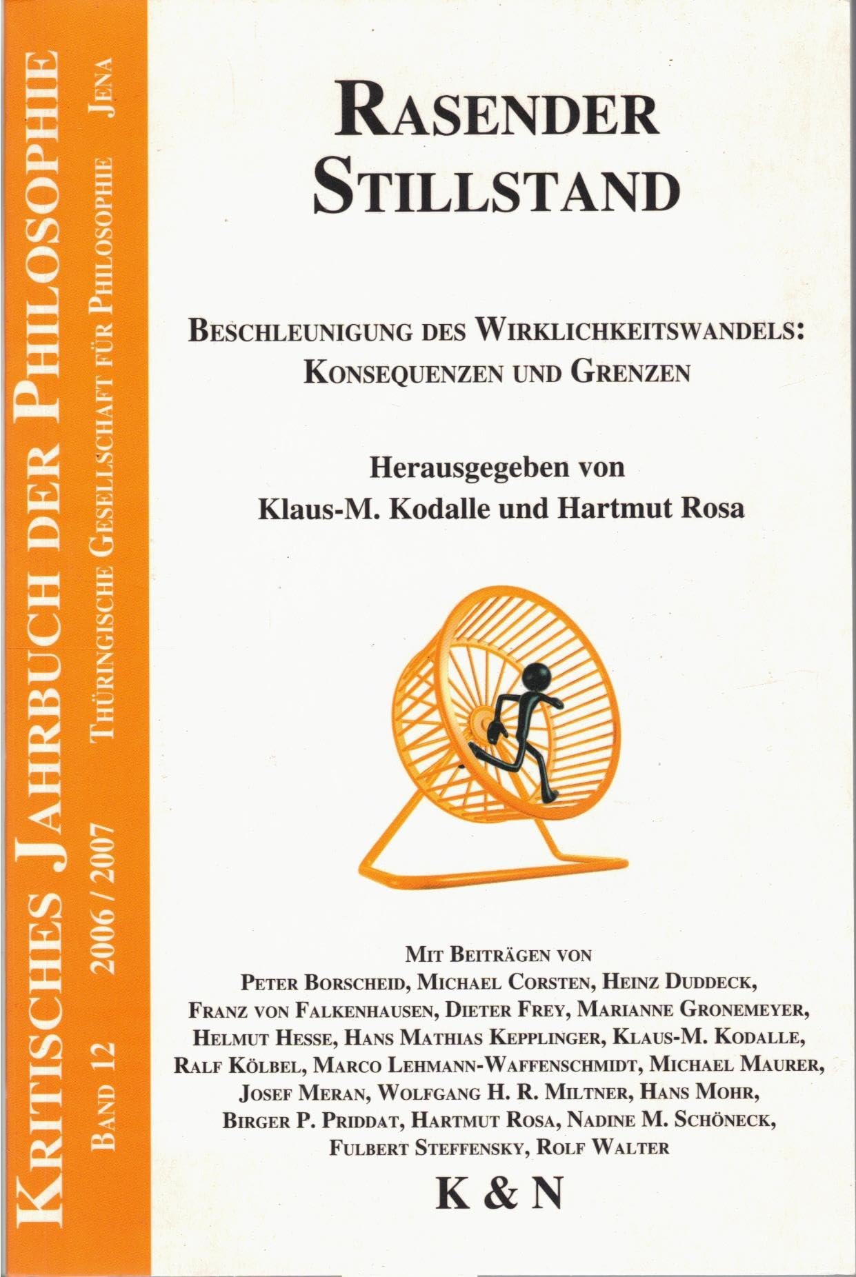 Rasender Stillstand Philosophy Books