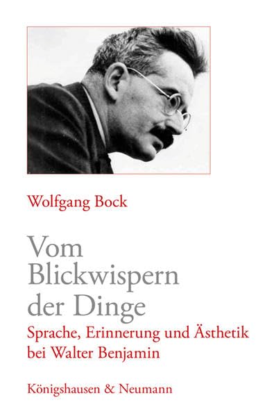 Vom Blickwispern der Dinge: Sprache, Erinnerung und Ästhetik bei Walter Benjamin. Vorlesungen in Rio de Janeiro 2007 Contemporary literature