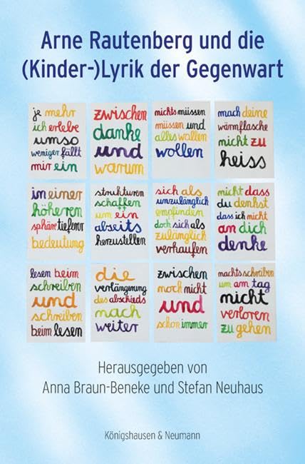 Arne Rautenberg und die (Kinder-)Lyrik der Gegenwart Poetry