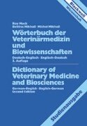 Wörterbuch für Veterinärmedizin und Biowissenschaften, Deutsch-Englisch/Englisch-Deutsch, Studienausgabe Foreign Languages ​​& Dictionaries
