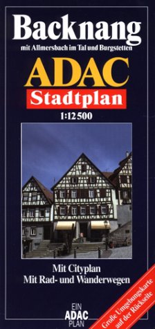 ADAC Stadtpläne, Backnang mit Allmersbach im Tal und Burgstetten Geology & Geography