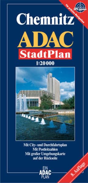 ADAC Stadtpläne, Chemnitz: Mit City- u. Durchfahrtspl., Rad- u. Wanderwegen, Postleitzahlen sowie großer Umgebungskte. Leisure, Home & Garden