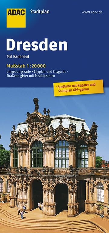 Product Image: ADAC StadtPlan Dresden mit Radebeul 1 : 20 000