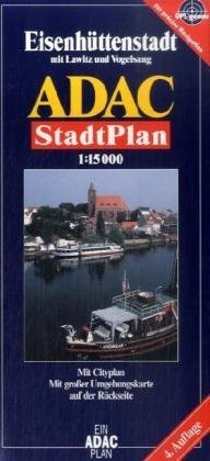 ADAC Stadtpläne, Eisenhüttenstadt mit Vogelsang: Mit Lawitz und Vogelsang. Mit Cityplan u. großer Umgebungskarte. GPS-genau Maps & Plans