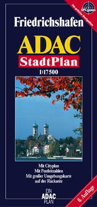 ADAC StadtPlan Friedrichshafen 1:17 500: Mit Cityplan. Mit Postleitzahlen. Mit großer Umgebungskarte Leisure, Home & Garden