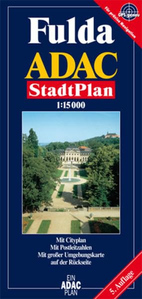 ADAC Stadtplan Fulda 1 : 15 000: Mit Cityplan. Mit Rad- und Wanderwegen. Mit Postleitzahlen. Mit großer Umgebungskarte book