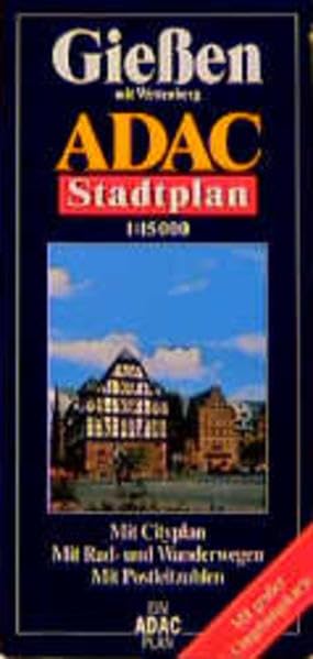 ADAC StadtPlan Gießen, GPS-genau: Mit Citypl., Postleitzahlen u. großer Umgebungskte. (ADAC Stadtpläne) Leisure, Home & Garden