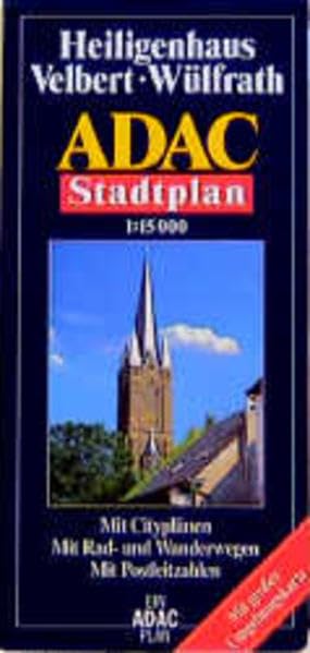 ADAC Stadtplan Heiligenhaus, Velbert, Wülfrath: Mit Citypln., Rad- u. Wanderwegen, Postleitzahlen sowie großer Umgebungskte. (ADAC Stadtpläne) Leisure, Home & Garden