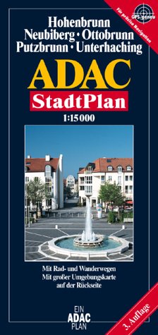 ADAC Stadtplan Hohenbrunn / Neubiberg / Ottobrunn / Putzbrunn / Unterhaching 1 : 15 000. book