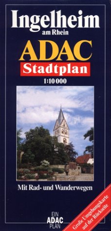 ADAC Stadtpläne, Ingelheim am Rhein: Mit Rad- u. Wanderwegen sowie großer Umgebungskte. Maps & Plans